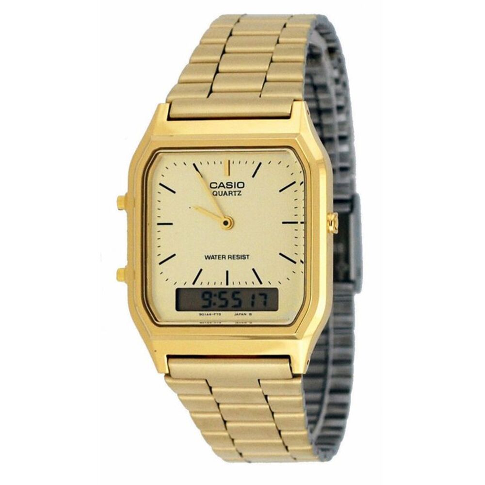 Casio Gold-Tone Stainless Steel Mens Watch